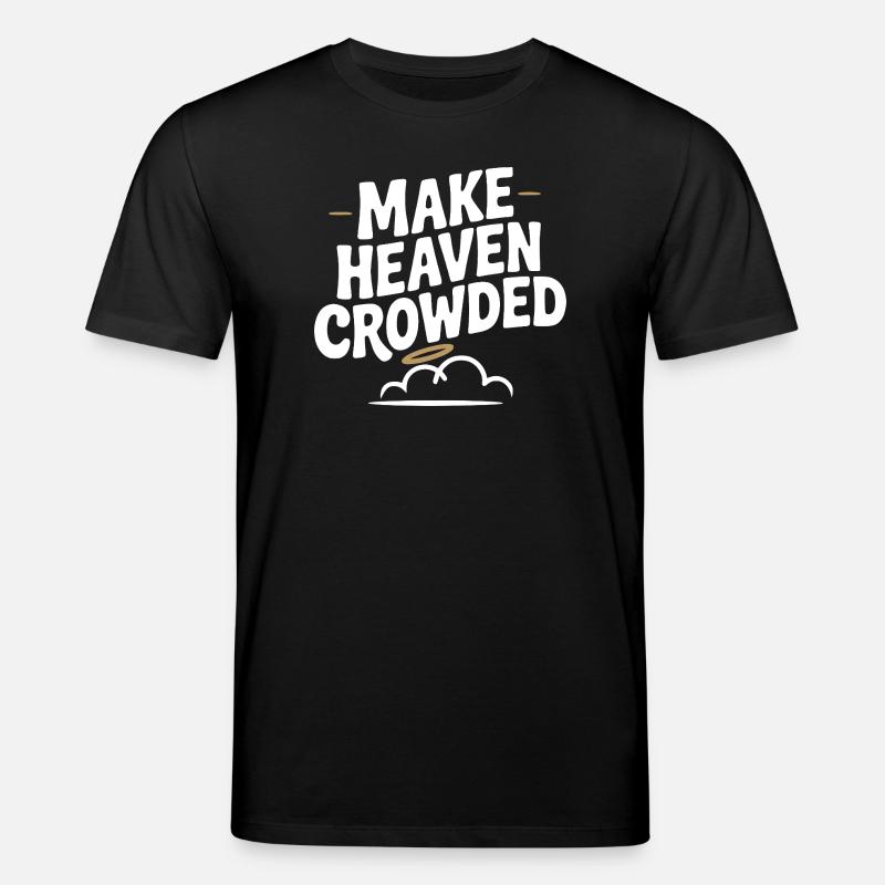 Lass den Himmel krähen - Stanley/Stella Unisex Bio-T-Shirt CREATOR  - Schwarz