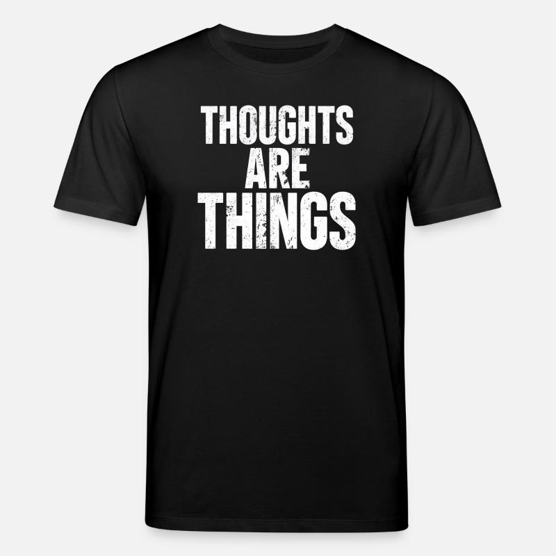Gedanken, die zu Dingen werden - Stanley/Stella Unisex Bio-T-Shirt CREATOR  - Schwarz