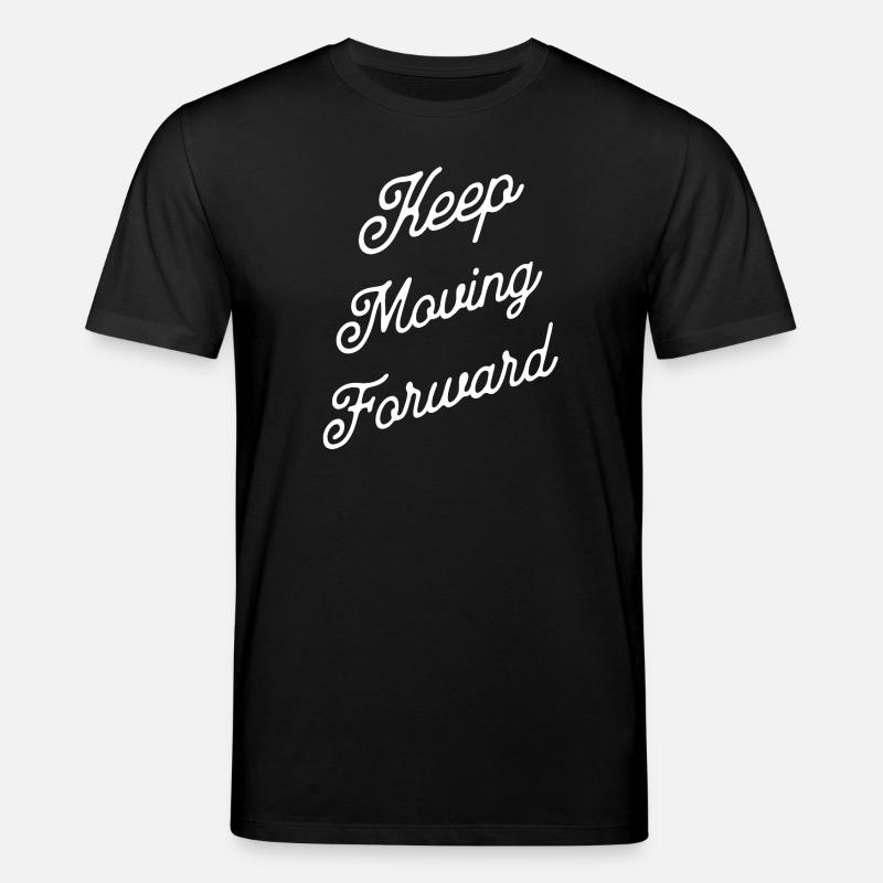 Avance Toujours Lettrage Script - T-shirt bio CREATOR Stanley/Stella Unisexe - noir