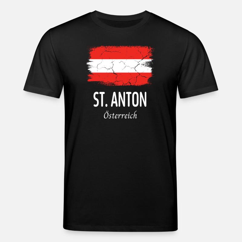 St. Anton - Stanley/Stella Unisex Bio-T-Shirt CREATOR - Schwarz