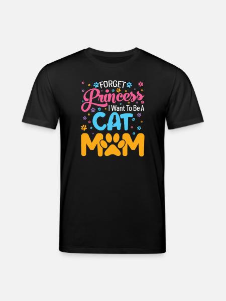 Ich will Katzenmama sein - Stanley/Stella Unisex Bio-T-Shirt CREATOR  - Schwarz