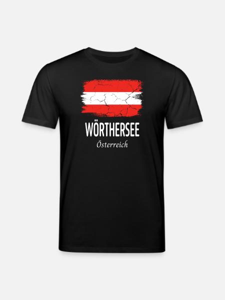 Lac de Wörthersee - T-shirt bio CREATOR Stanley/Stella Unisexe - noir