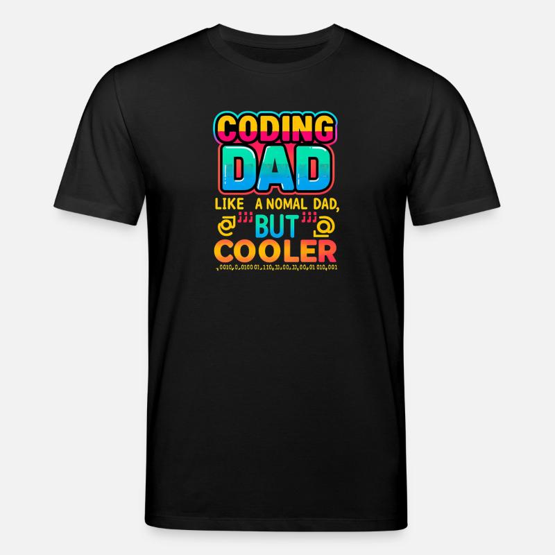 Codage Papa Cooler, Programmeur - T-shirt bio CREATOR Stanley/Stella Unisexe - noir