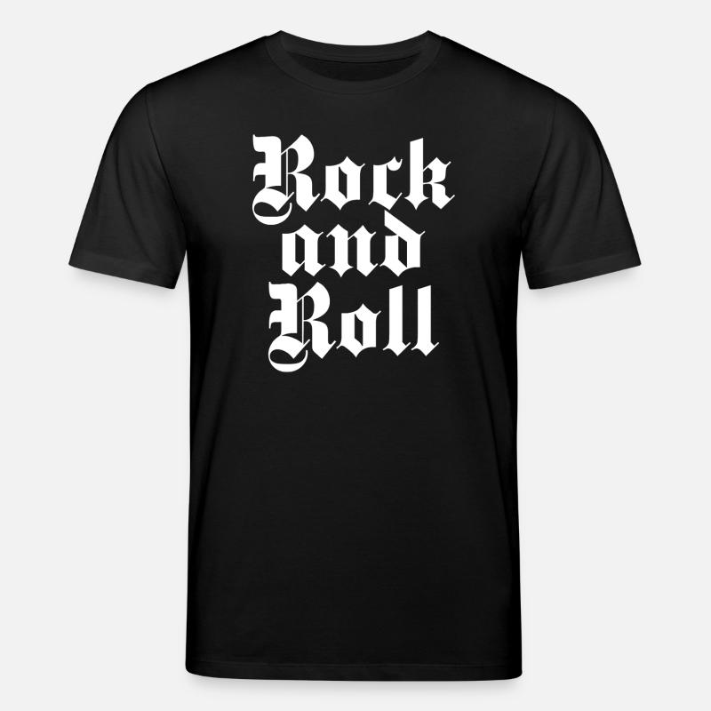 Rock and Roll Gothic Print - Stanley/Stella CREATOR Unisex Organic T-Shirt - black