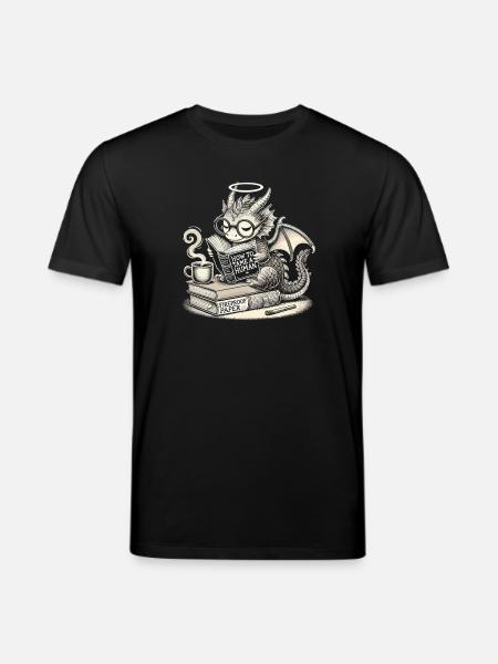 How to tame a human - Stanley/Stella CREATOR Unisex Organic T-Shirt - black