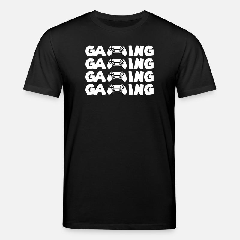 Gaming Glyphs Controller Pattern - Stanley/Stella CREATOR Unisex Organic T-Shirt - black