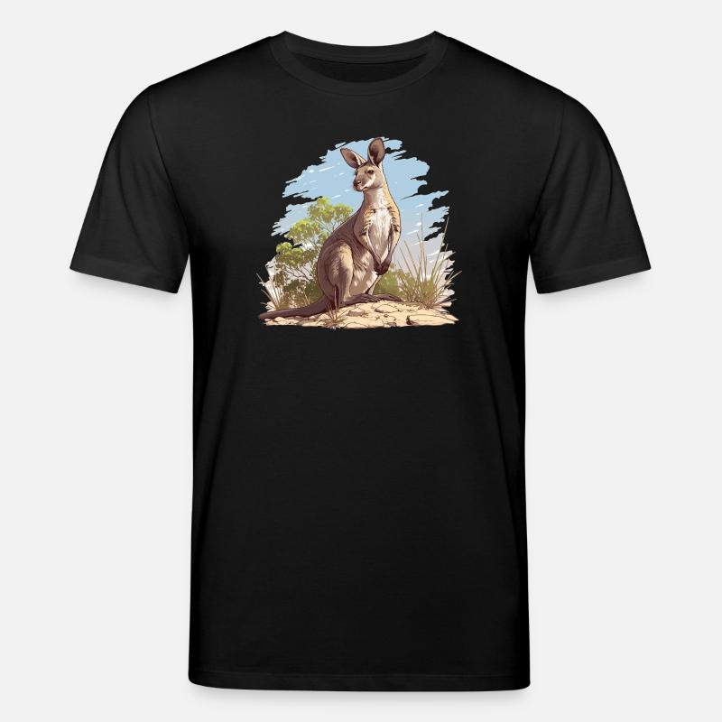 Wallabies Wallaby - T-shirt bio CREATOR Stanley/Stella Unisexe - noir