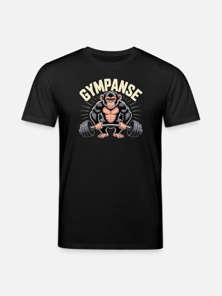 Gymchimp Krafttraining Motiv - Stanley/Stella Unisex Bio-T-Shirt CREATOR - Schwarz