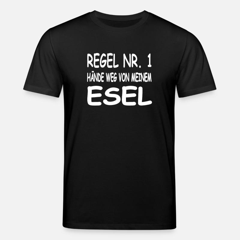 Esel - Stanley/Stella Unisex Bio-T-Shirt CREATOR  - Schwarz