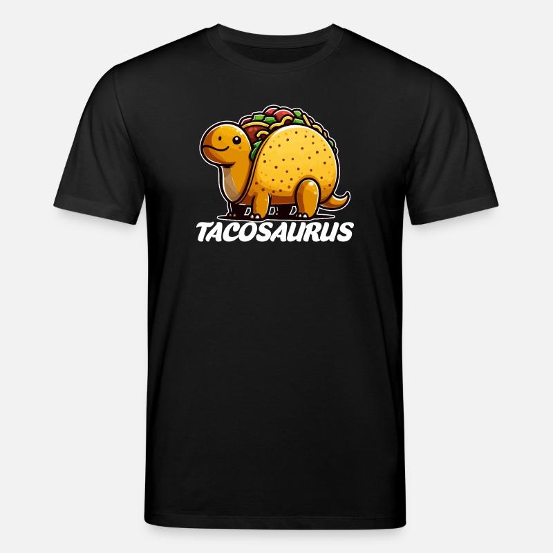 Tacosaurus Taco Dinosaurier - Stanley/Stella Unisex Bio-T-Shirt CREATOR - Schwarz