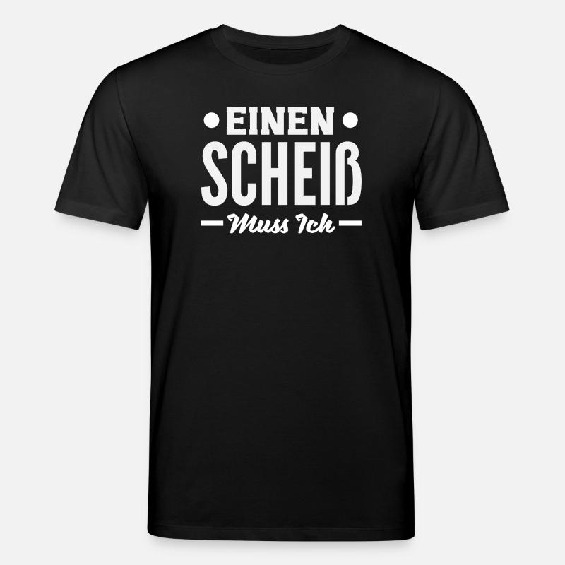 N Scheiß muss ich – Mittelfinger - Stanley/Stella Unisex Bio-T-Shirt CREATOR  - Schwarz