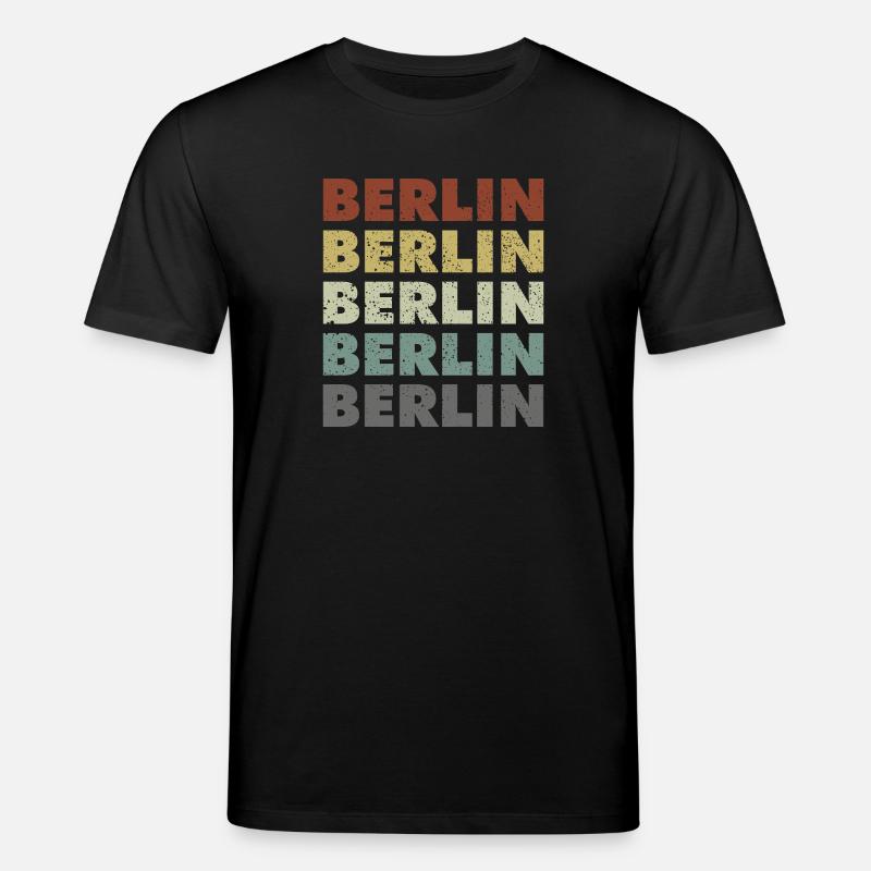 Berlin - Germany - Deutschland - Lettering - Stanley/Stella Unisex Bio-T-Shirt CREATOR  - Schwarz