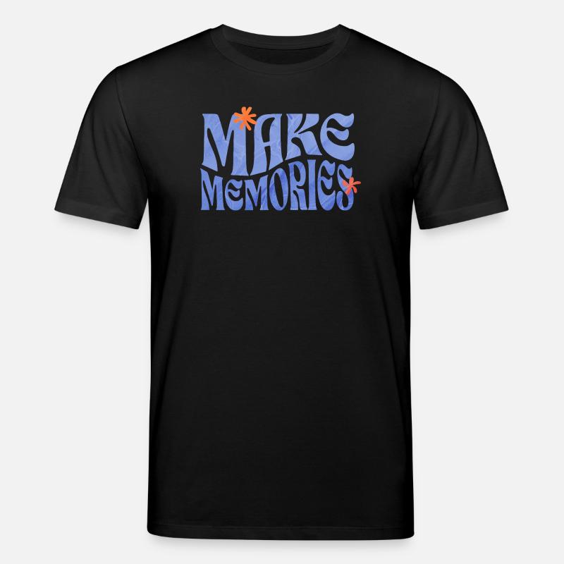 Make Memories Spruchshirt Inspiration - Stanley/Stella Unisex Bio-T-Shirt CREATOR  - Schwarz