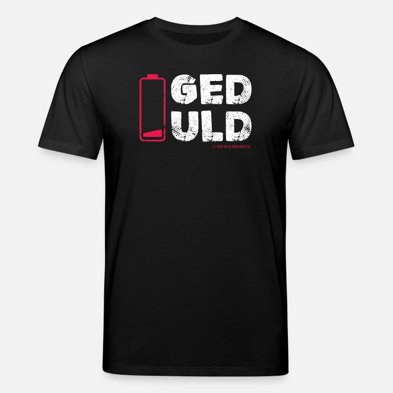 Geduld – nicht meine Kernkompetenz Statement - Stanley/Stella Unisex Bio-T-Shirt CREATOR - Schwarz