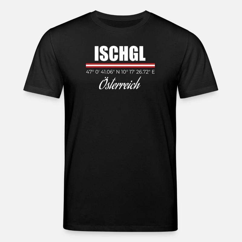 Ischgl - Stanley/Stella Unisex Bio-T-Shirt CREATOR  - Schwarz