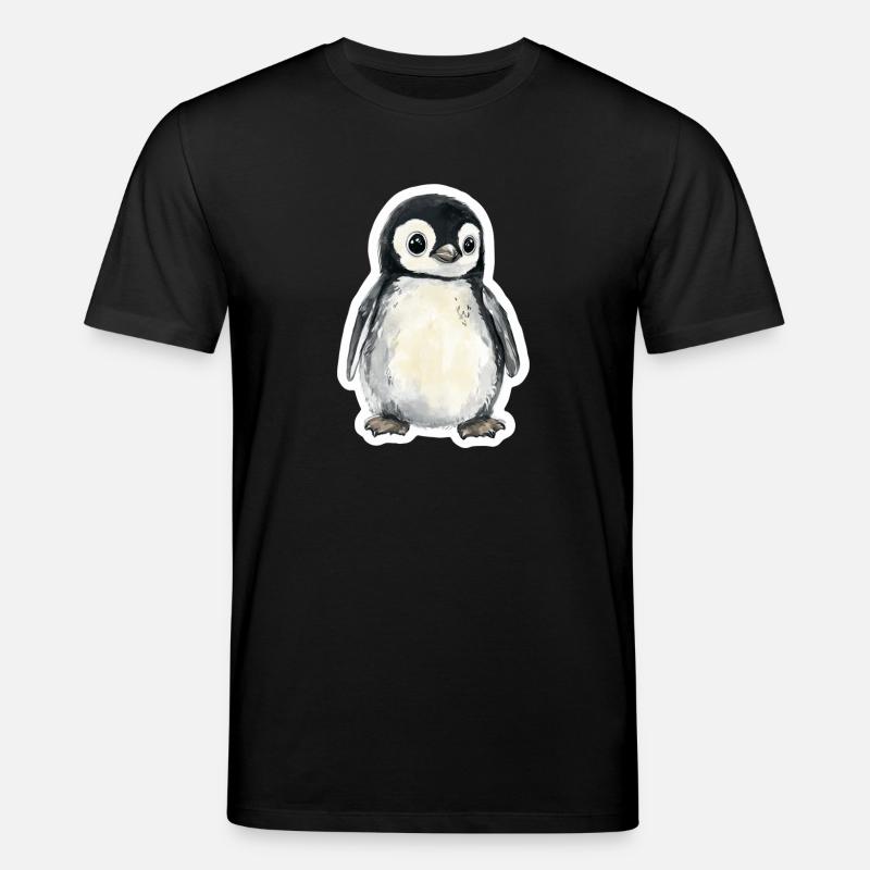 Pinguin - Stanley/Stella Unisex Bio-T-Shirt CREATOR  - Schwarz