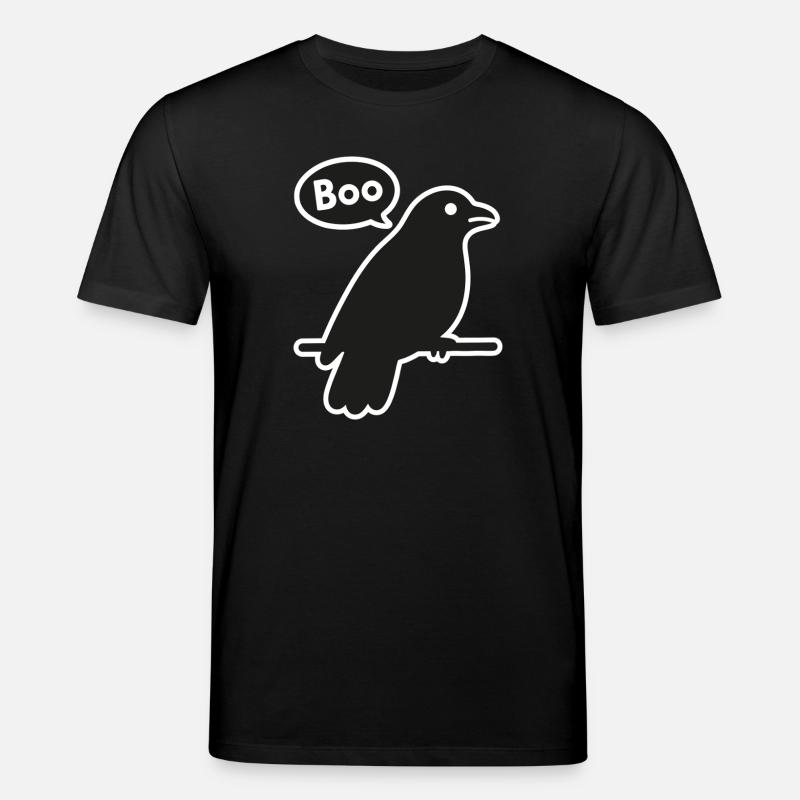 Krähe erschrecken - Stanley/Stella Unisex Bio-T-Shirt CREATOR  - Schwarz