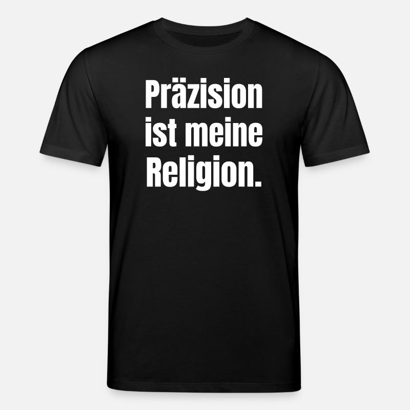 La précision est ma religion. - T-shirt bio CREATOR Stanley/Stella Unisexe - noir