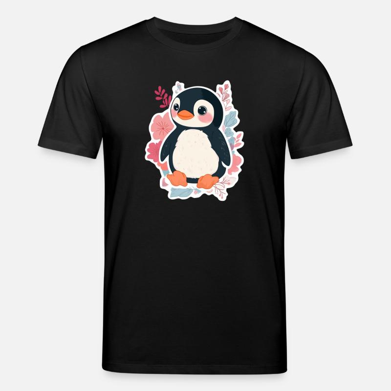 Pinguin - Stanley/Stella Unisex Bio-T-Shirt CREATOR  - Schwarz