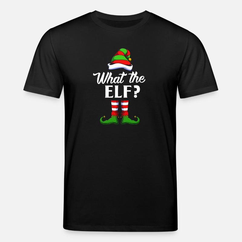 Elfe Elf Cadeau de Noël - T-shirt bio CREATOR Stanley/Stella Unisexe - noir