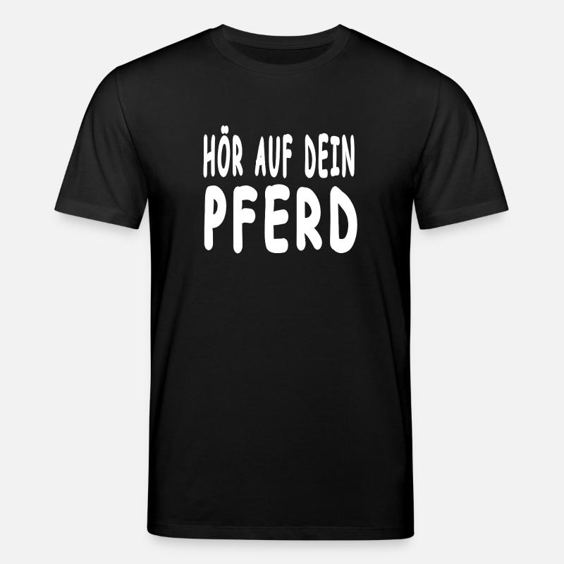 Pferde - Stanley/Stella Unisex Bio-T-Shirt CREATOR  - Schwarz