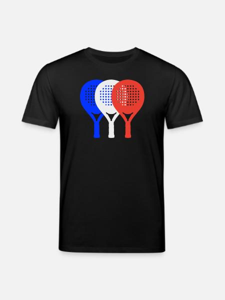 Padel-Frankreich2 - Stanley/Stella Unisex Bio-T-Shirt CREATOR - Schwarz