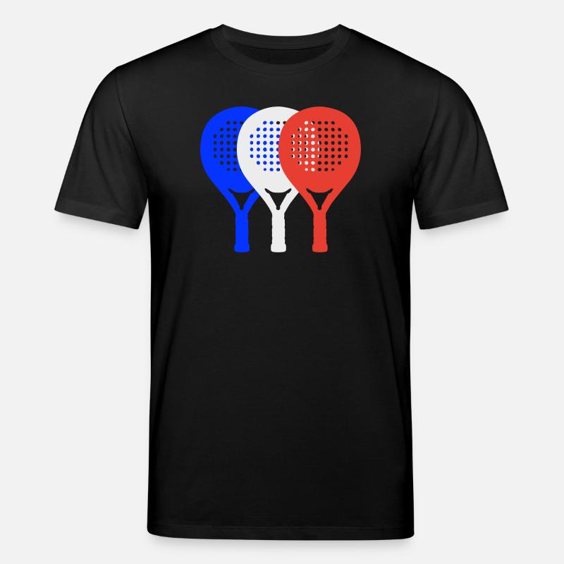 Padel-Frankreich2 - Stanley/Stella Unisex Bio-T-Shirt CREATOR  - Schwarz