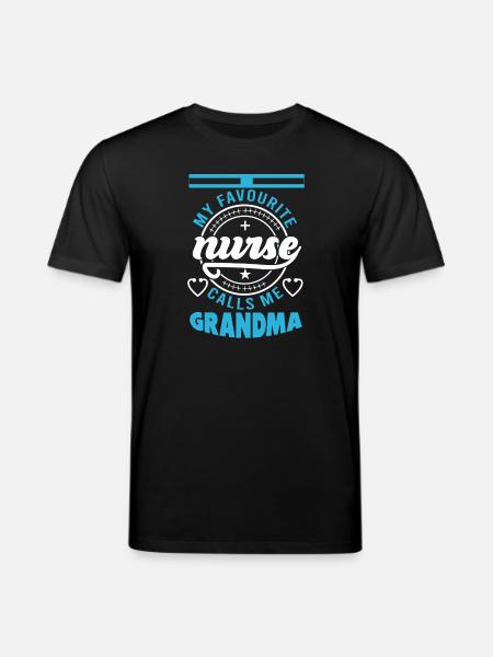 Stolze Krankenschwester Oma Geschenke - Stanley/Stella Unisex Bio-T-Shirt CREATOR  - Schwarz
