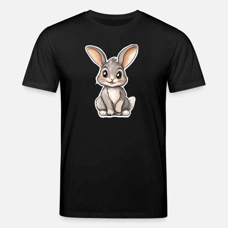 Hase - Stanley/Stella Unisex Bio-T-Shirt CREATOR  - Schwarz