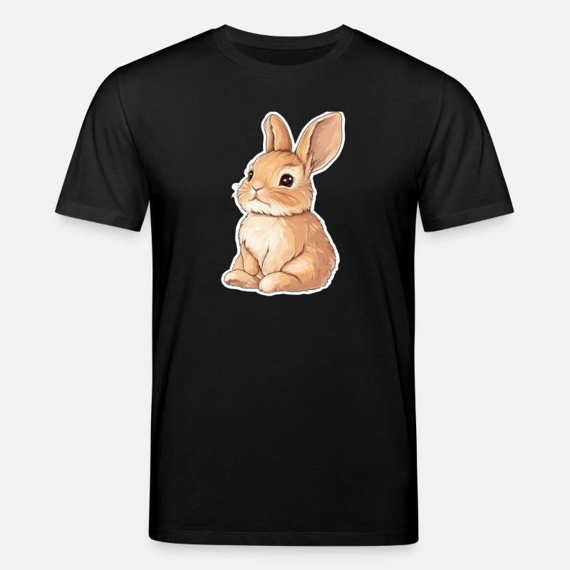 Hase - Stanley/Stella Unisex Bio-T-Shirt CREATOR  - Schwarz
