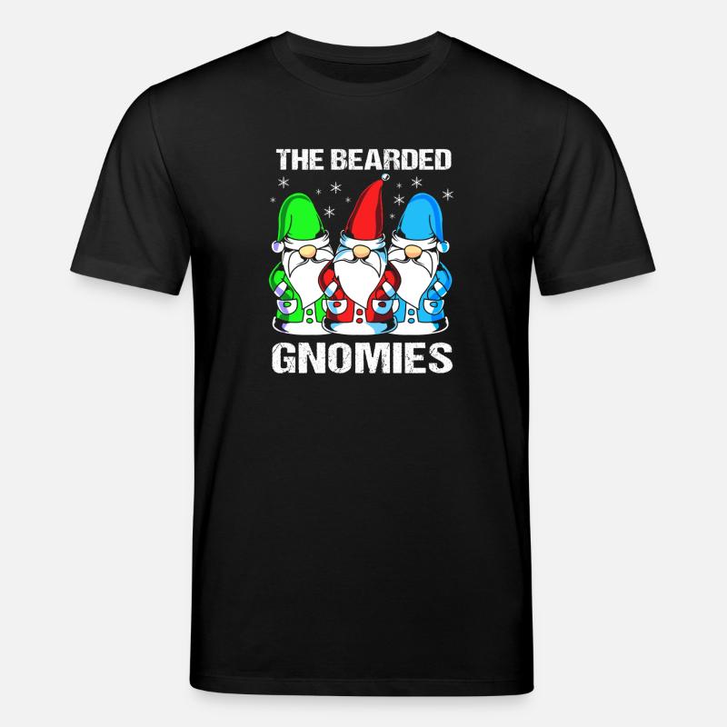 Gnome Bart - T-shirt bio CREATOR Stanley/Stella Unisexe - noir