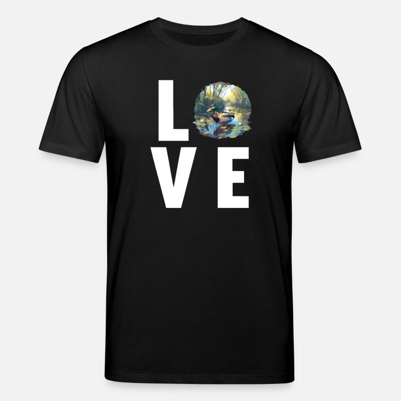 Ducks Duck - Stanley/Stella CREATOR Unisex Organic T-Shirt - black