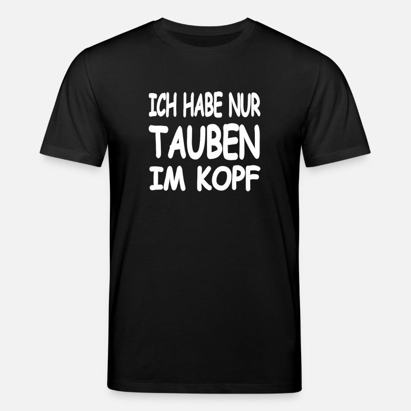 Tauben - Stanley/Stella Unisex Bio-T-Shirt CREATOR  - Schwarz