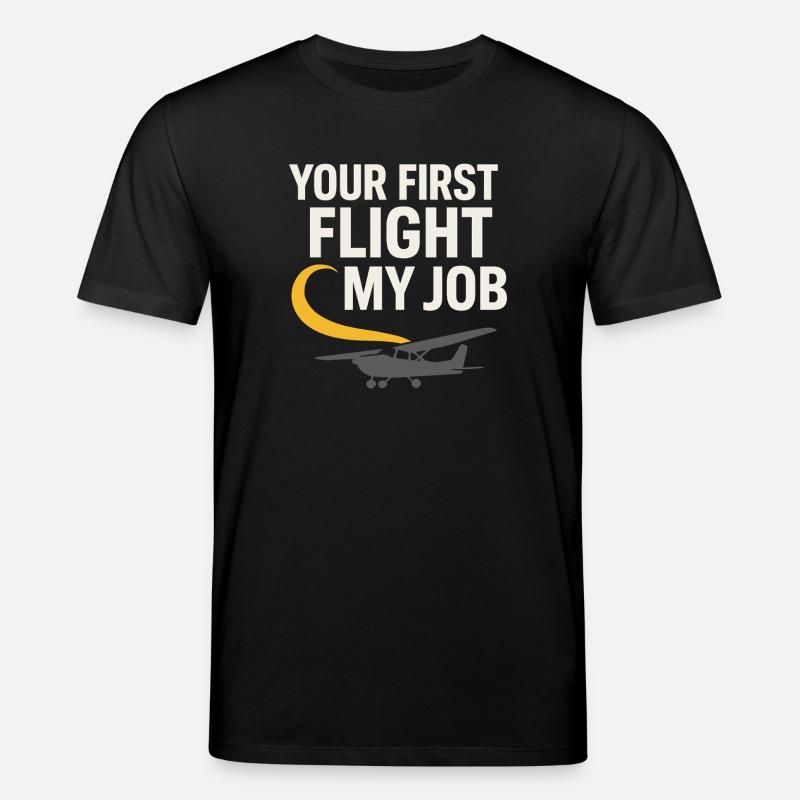Fluglehrer Cfi Pilot Luftfahrtlehrer - Stanley/Stella Unisex Bio-T-Shirt CREATOR - Schwarz