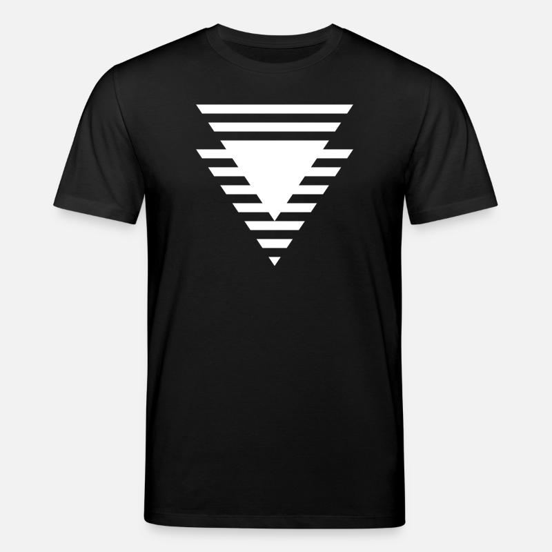 Stepped Triangular Prism - Stanley/Stella CREATOR Unisex Organic T-Shirt - black