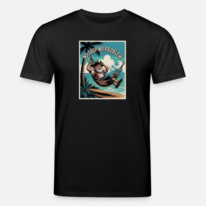 No Ship No Problem - Stanley/Stella Unisex Bio-T-Shirt CREATOR  - Schwarz