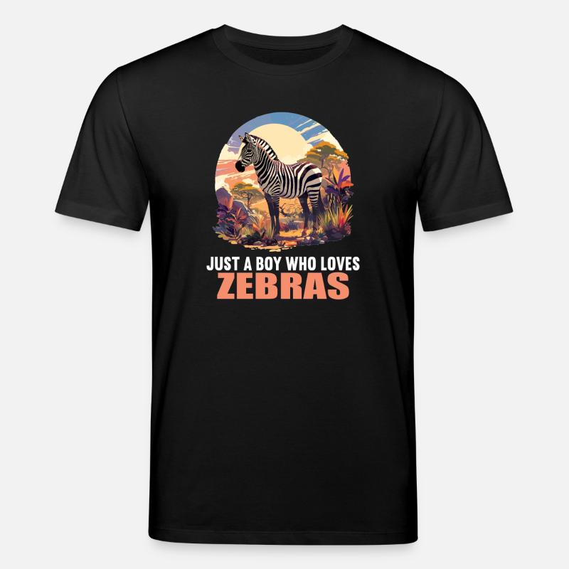 Zebras Zebra - Stanley/Stella Unisex Bio-T-Shirt CREATOR  - Schwarz