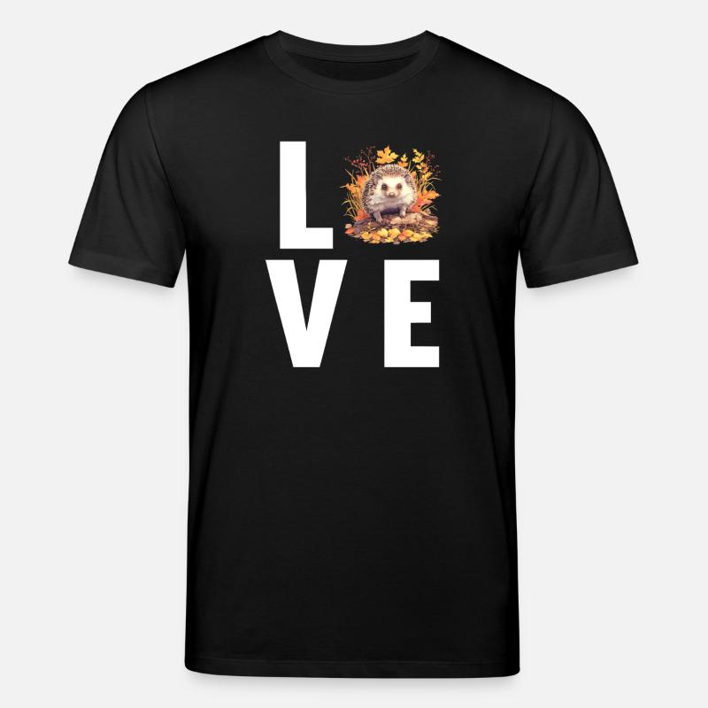 Igel - Stanley/Stella Unisex Bio-T-Shirt CREATOR  - Schwarz