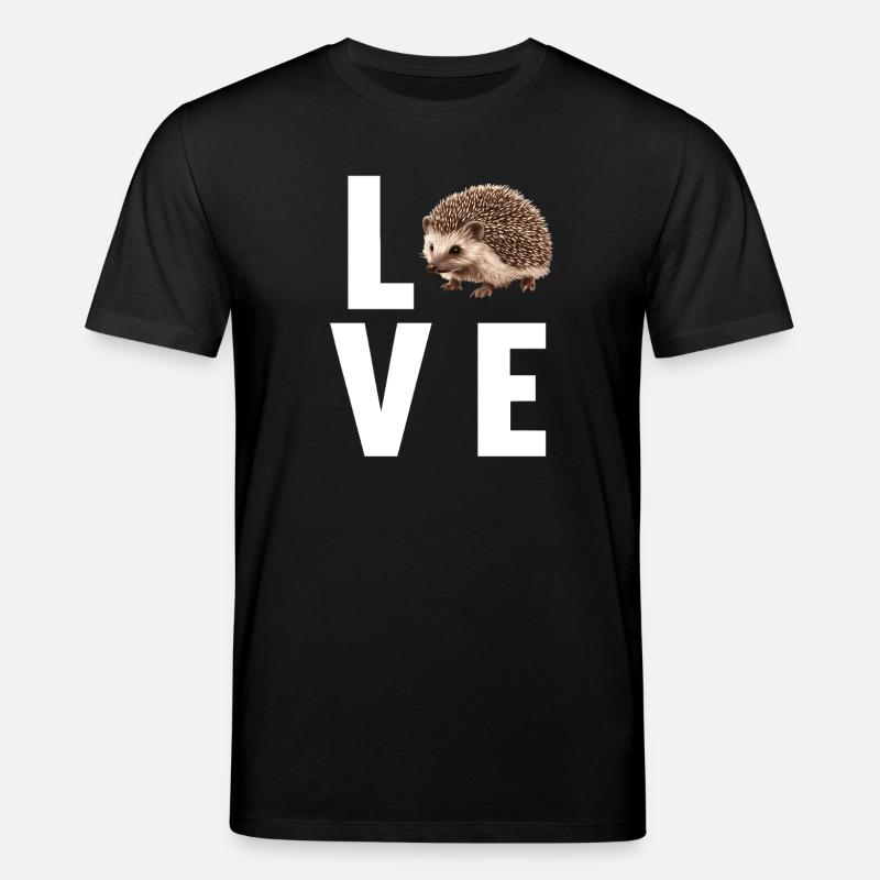 Igel - Stanley/Stella Unisex Bio-T-Shirt CREATOR  - Schwarz