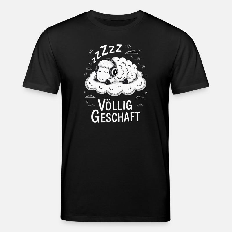 Conception de mouton entièrement réalisée - T-shirt bio CREATOR Stanley/Stella Unisexe - noir