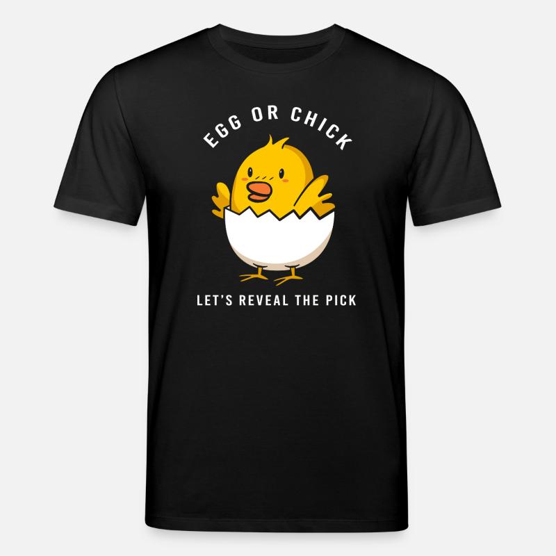 Werdende Mutter Ostern Gender Reveal - Stanley/Stella Unisex Bio-T-Shirt CREATOR  - Schwarz
