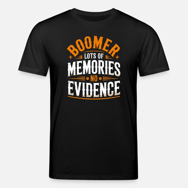 Boomer Erinnerungen Ohne Beweise - Stanley/Stella Unisex Bio-T-Shirt CREATOR  - Schwarz