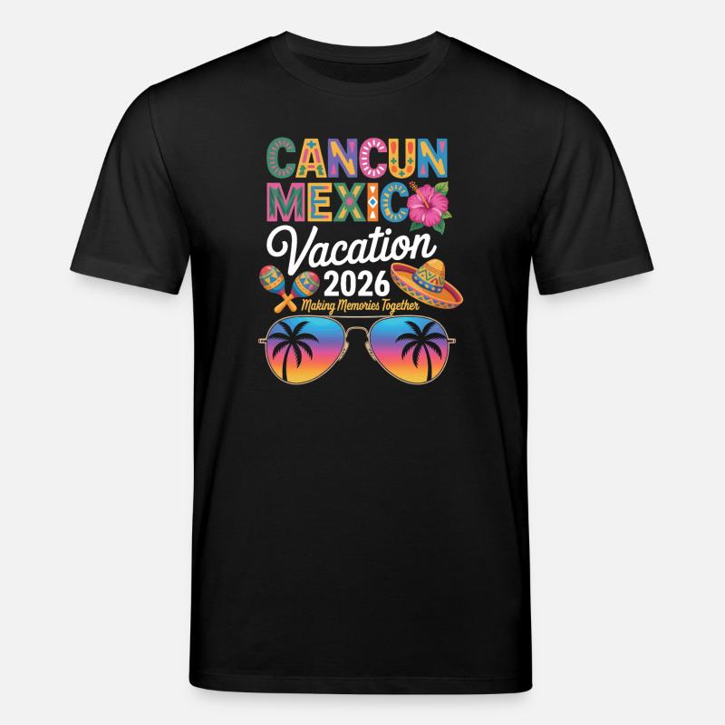 Cancun Mexico Vacation 2026 - Stanley/Stella Unisex Bio-T-Shirt CREATOR  - Schwarz