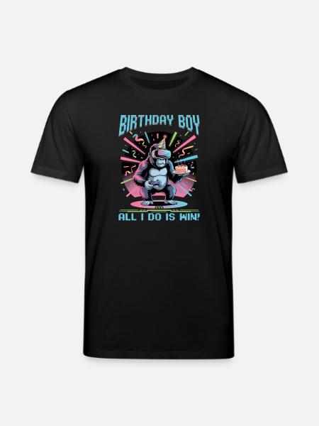 Anniversaire Gamer VR - T-shirt bio CREATOR Stanley/Stella Unisexe - noir