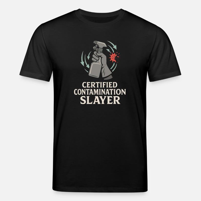 Reinraumtechniker Kontrollierte Umgebung - Stanley/Stella Unisex Bio-T-Shirt CREATOR  - Schwarz