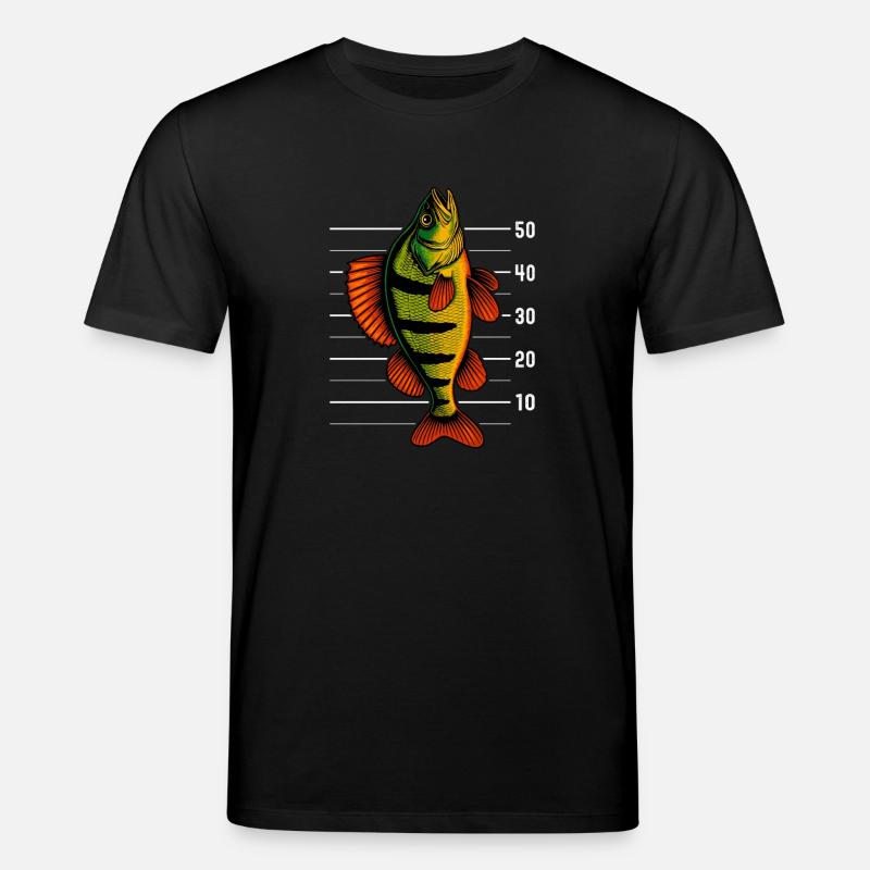 Barsch Flussbarsch Barsche Barsch Köder - Stanley/Stella Unisex Bio-T-Shirt CREATOR  - Schwarz