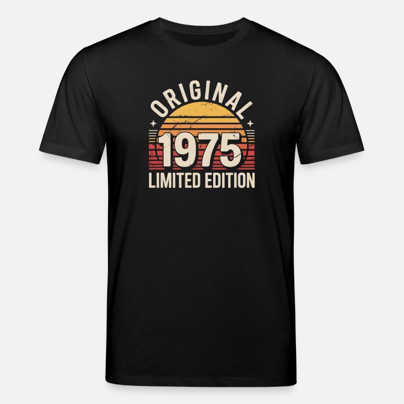 Original 1975 Édition Limitée - T-shirt bio CREATOR Stanley/Stella Unisexe - noir