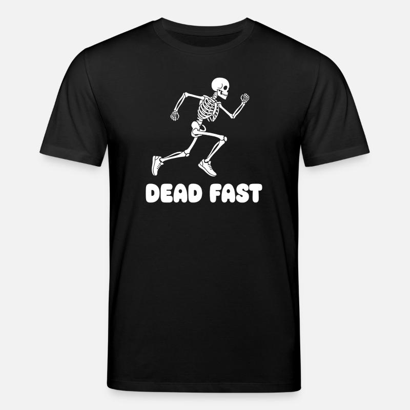 Skeleton Sprint Dead Fast - Stanley/Stella CREATOR Unisex Organic T-Shirt - black