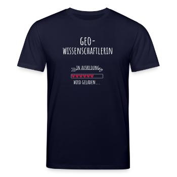 Geoscientist Studies Training Gift - Stanley/Stella CREATOR Unisex Organic T-Shirt - navy - Front