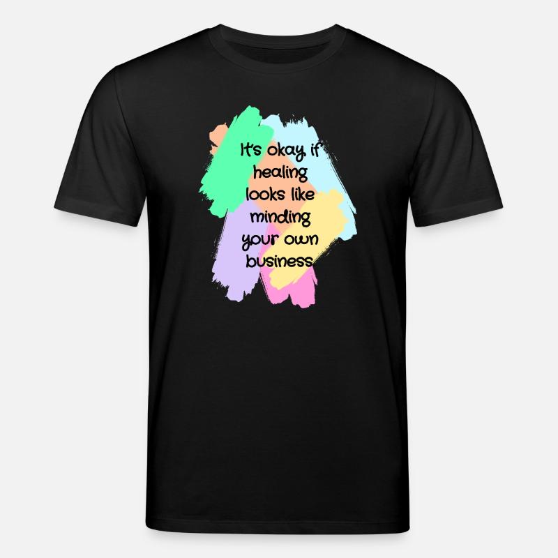 Healing Boundaries Slogan - T-shirt bio CREATOR Stanley/Stella Unisexe - noir